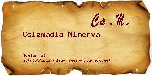 Csizmadia Minerva névjegykártya